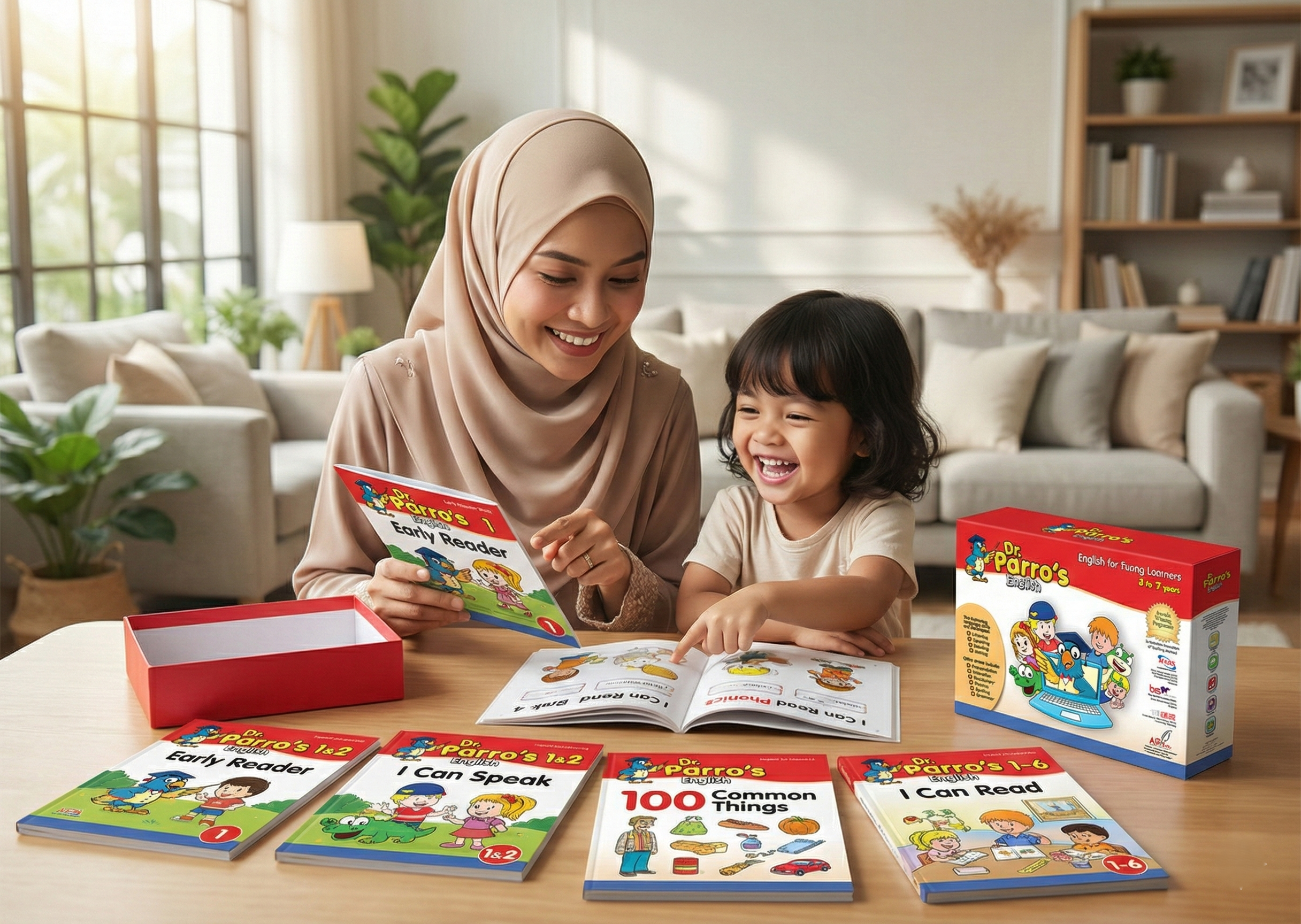 Kanak-kanak belajar dengan gembira menggunakan Dr Parro